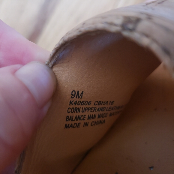 Kork-Ease Keirn Cork Leather Platform Wedge Sandal Size 9 Chunky - Picture 6 of 10